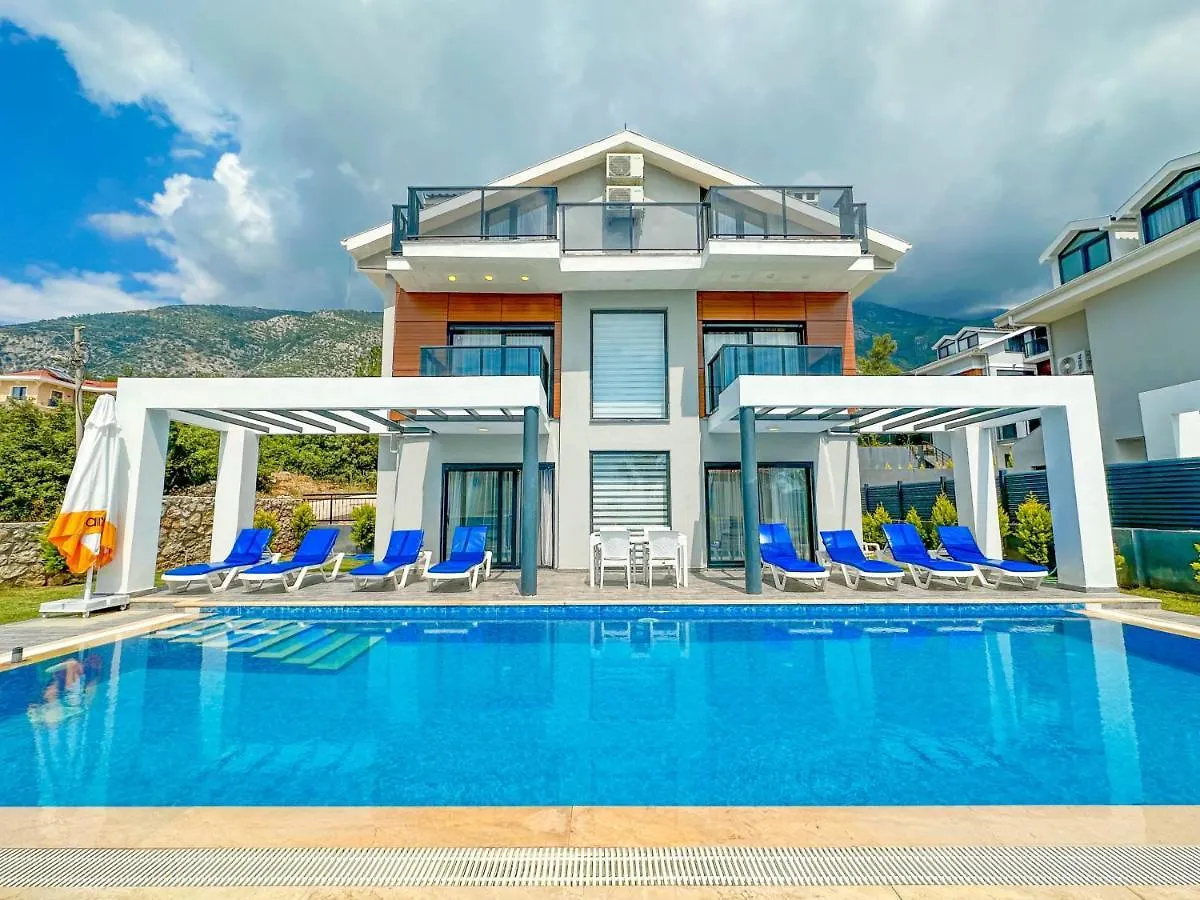 ヴィラ Nokta Park K 4+1 Villa, Oezel Havuzlu フェティエ トルコ
